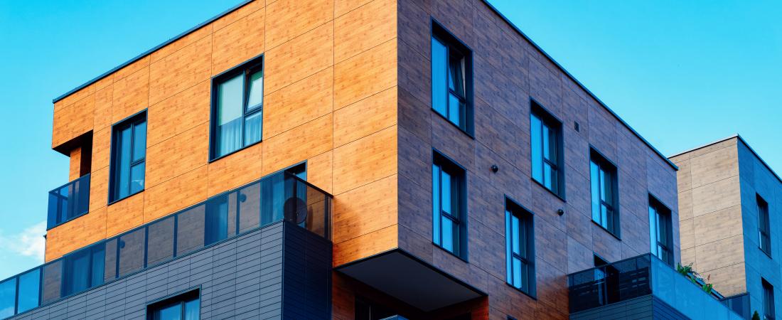 Windows and balconies on a high rise building