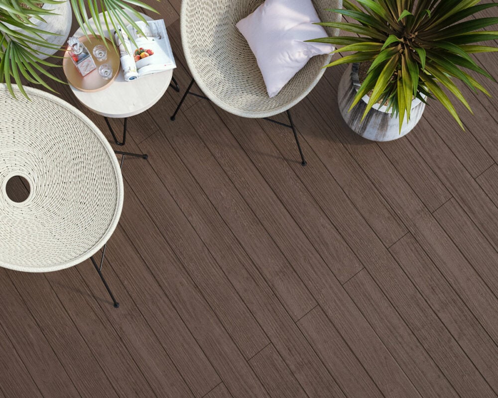 Luxura®️ A1 Fire Rated Composite Decking in Hickory - Decking by MyDek