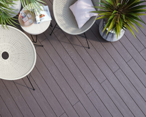 Luxura®️ A1 Fire Rated Composite Decking in Hickory - Decking by MyDek