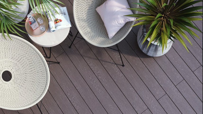 Luxura®️ A1 Fire Rated Composite Decking in Hickory - Decking by MyDek