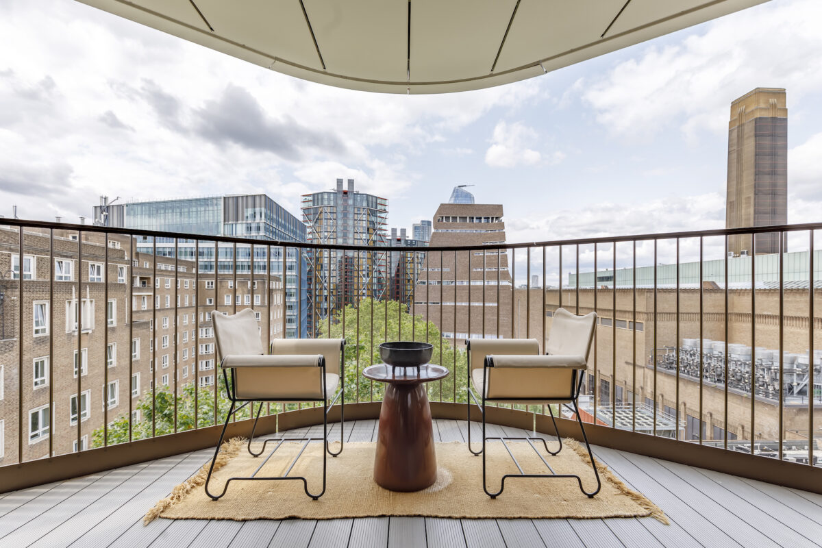 Aluminium Decking Board Installed at Triptych Bankside - Decking by MyDek