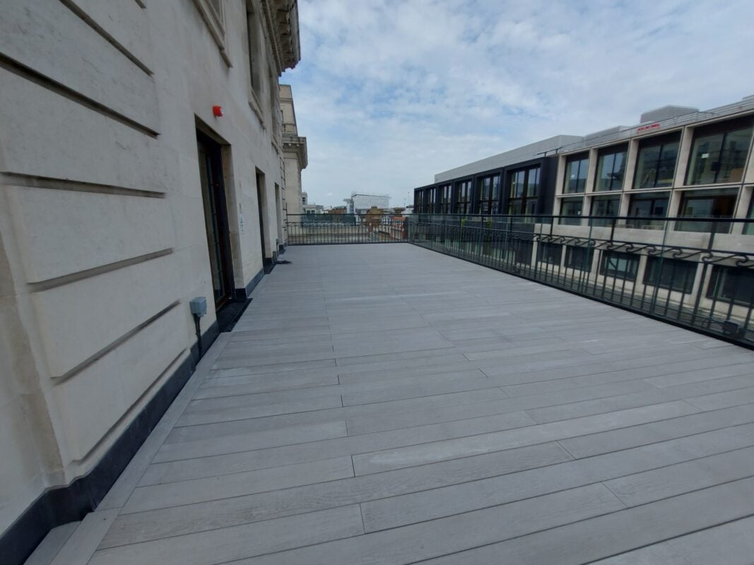 Luxura Decking Board Installed at Devonshire House - Decking by MyDek